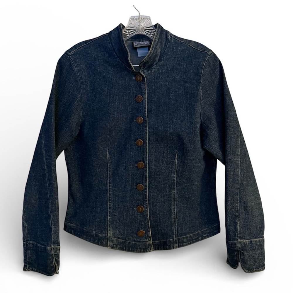 Vintage‎ Rough Rider by Circle T Dark Blue Denim Jacket